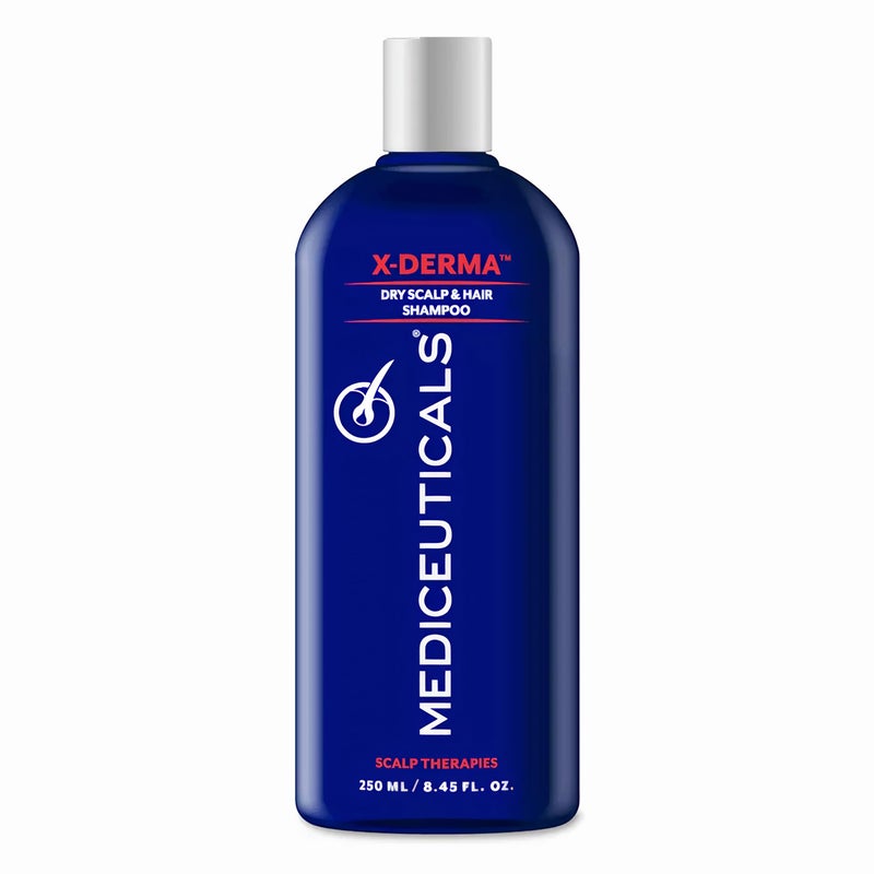 Mediceuticals X-Derma Dry Scalp & Hair Treatment Shampoo -Size: 8.45 oz/250 ml - Image 1